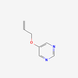 molecular formula C7H8N2O B8640393 5-(2-Propenyloxy)-pyrimidine 