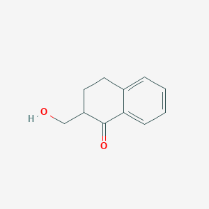 molecular formula C11H12O2 B8640489 2-(hydroxymethyl)-3,4-dihydronaphthalen-1(2H)-one CAS No. 10345-67-2