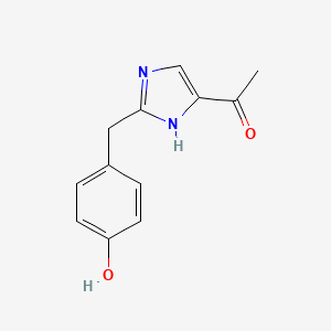 4-Acetyl-2-(4-hydroxyphenylmethyl)imidazole