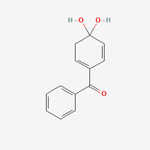 (4,4-Dihydroxycyclohexa-1,5-dien-1-yl)-phenylmethanone