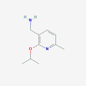 molecular formula C10H16N2O B8640612 [2-Isopropoxy-6-methyl-3-pyridyl]methanamine 