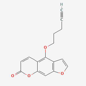 4-(4-Pentynyloxy)-7H-furo[3,2-g][1]benzopyran-7-on