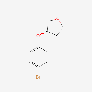 (3S)-3-(4-bromophenoxy)oxolane