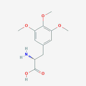 molecular formula C12H17NO5 B8640685 (2R)-2-Amino-3-(3,4,5-trimethoxyphenyl)propanoic acid 