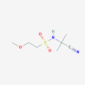 N-(1-cyano-1-methylethyl)-2-methoxyethane-1-sulfonamide