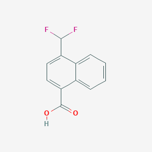 1-(Difluoromethyl)naphthalene-4-carboxylic acid