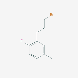 2-(3-Bromopropyl)-1-fluoro-4-methylbenzene