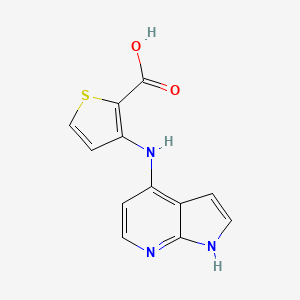 3-(1H-pyrrolo[2,3-b]pyridin-4-ylamino)thiophene-2-carboxylic acid