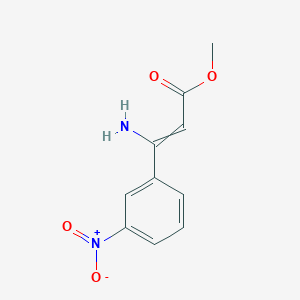 Methyl 3-amino-3-(3-nitrophenyl)prop-2-enoate