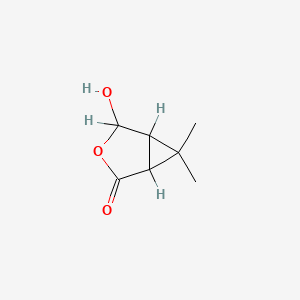 2-Hydroxy-6,6-dimethyl-3-oxabicyclo(3.1.0)hexan-4-one