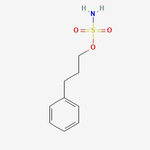 molecular formula C9H13NO3S B8640830 Sulfamic acid, 3-phenylpropyl ester CAS No. 136199-49-0