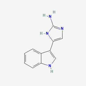 2-Amino-4-(3-indolyl)imidazole