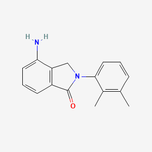 molecular formula C16H16N2O B8640861 4-Amino-2-(2,3-dimethylphenyl)-isoindolin-1-one 