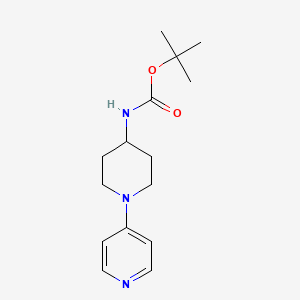 molecular formula C15H23N3O2 B8640916 tert-Butyl [1-(pyridin-4-yl)piperidin-4-yl]carbamate CAS No. 441330-00-3