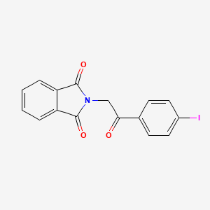 2-[2-(4-Iodophenyl)-2-oxoethyl]isoindole-1,3-dione