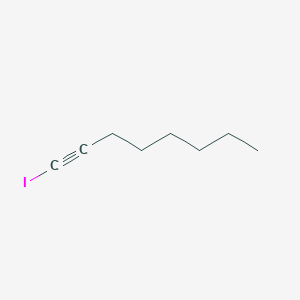 molecular formula C8H13I B8640996 1-Iodo-1-octyne CAS No. 81438-46-2