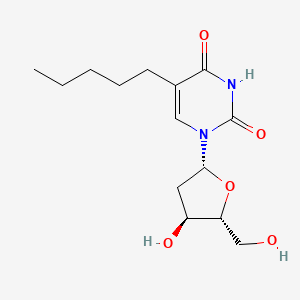 1-(4-Hydroxy-5-hydroxymethyl-tetrahydro-furan-2-yl)-5-pentyl-1H-pyrimidine-2,4-dione