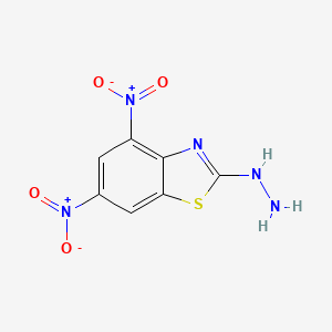 2-Hydrazinyl-4,6-dinitro-1,3-benzothiazole