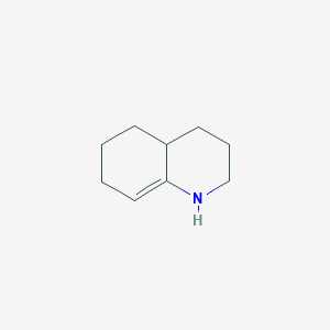 molecular formula C9H15N B8641051 1,2,3,4,4a,5,6,7-Octahydroquinoline CAS No. 876509-33-0