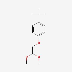 molecular formula C14H22O3 B8641133 p-tert-Butyl(2,2-dimethoxyethoxy)benzene CAS No. 72152-73-9