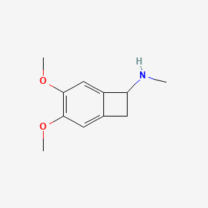 3,4-dimethoxy-N-methylbicyclo[4.2.0]octa-1,3,5-trien-7-amine