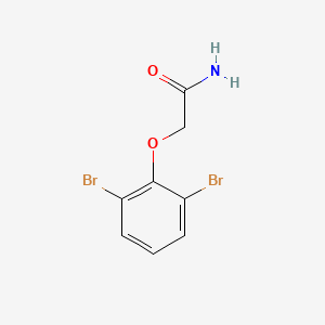 molecular formula C8H7Br2NO2 B8641167 2-(2,6-Dibromophenoxy)acetamide 