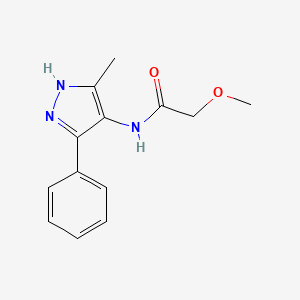 2-Methoxy-N-(3-methyl-5-phenyl-1H-pyrazol-4-yl)acetamide