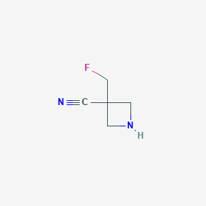 3-(Fluoromethyl)azetidine-3-carbonitrile