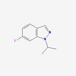 molecular formula C10H11IN2 B8641249 6-iodo-1-isopropyl-1H-indazole 