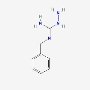 molecular formula C8H12N4 B8641255 N-amino-N'-benzylguanidine 