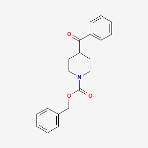 molecular formula C20H21NO3 B8641272 Benzyl 4-benzoylpiperidine-1-carboxylate CAS No. 922504-27-6