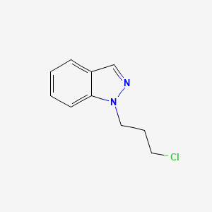 molecular formula C10H11ClN2 B8641281 1-(3-chloropropyl)-1H-indazole 