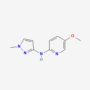 5-methoxy-N-(1-methylpyrazol-3-yl)pyridin-2-amine