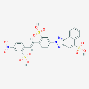 2-[4-[2-(4-Nitro-2-sulphophenyl)vinyl]-3-sulphophenyl]-2h-naphtho[1,2-d]triazole-5-sulphonic acid