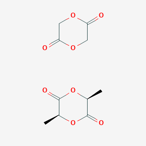 molecular formula C10H12O8 B8641430 Poly(L-lactide glycolide) 