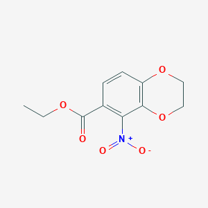Ethyl 5-nitro-2,3-dihydrobenzo[b][1,4]dioxine-6-carboxylate