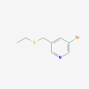 3-Bromo-5-[(ethylsulfanyl)methyl]pyridine