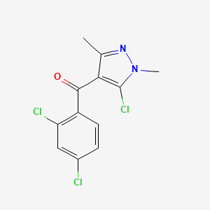 (5-Chloro-1,3-dimethyl-1H-pyrazol-4-yl)(2,4-dichlorophenyl)methanone