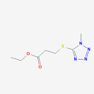 Ethyl 3-[(1-methyl-1H-tetrazol-5-yl)sulfanyl]propanoate