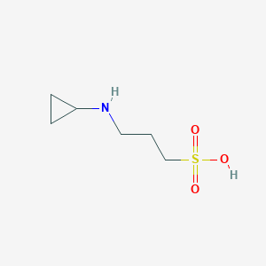 molecular formula C6H13NO3S B8641691 3-(cyclopropylamino)propane-1-sulfonic Acid CAS No. 720699-44-5