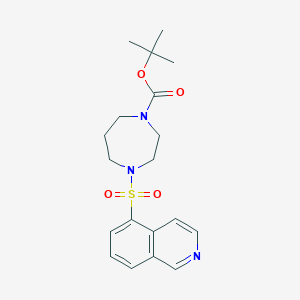 Tert-butyl 4-(isoquinolin-5-ylsulfonyl)-1,4-diazepane-1-carboxylate