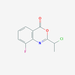 2-(1-Chloroethyl)-8-fluoro-4H-3,1-benzoxazin-4-one