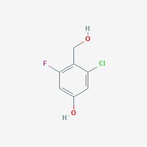 3-Chloro-5-fluoro-4-hydroxymethyl-phenol