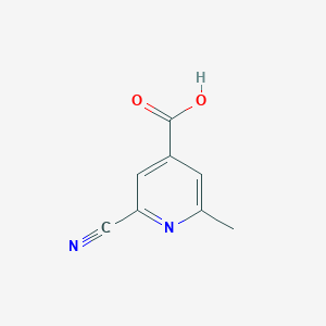 2-Cyano-6-methylisonicotinic acid