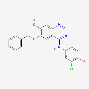 6-(Benzyloxy)-4-(3-chloro-4-fluoroanilino)quinazolin-7(1H)-one