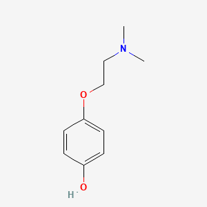 molecular formula C10H15NO2 B8641772 4-(2-Dimethylaminoethoxy)phenol 