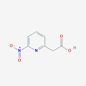 molecular formula C7H6N2O4 B8641777 2-(6-Nitropyridin) acetic acid 