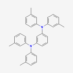 molecular formula C34H32N2 B8641789 1,3-Benzenediamine, N,N,N',N'-tetrakis(3-methylphenyl)- CAS No. 124591-08-8
