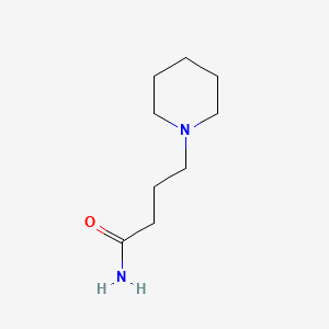 molecular formula C9H18N2O B8641814 Butyramide, 4-piperidino- CAS No. 4672-14-4
