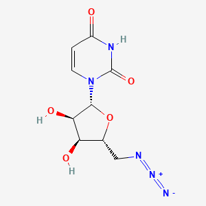molecular formula C9H11N5O5 B8641899 5'-Azido-5'-deoxyuridine 